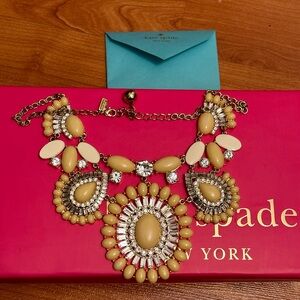 Kate Spade Gold and Cream Necklace